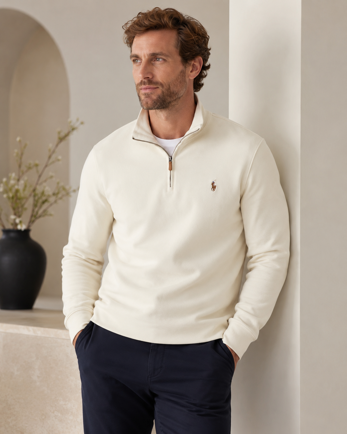Suéter Polo Ralph Lauren Off White