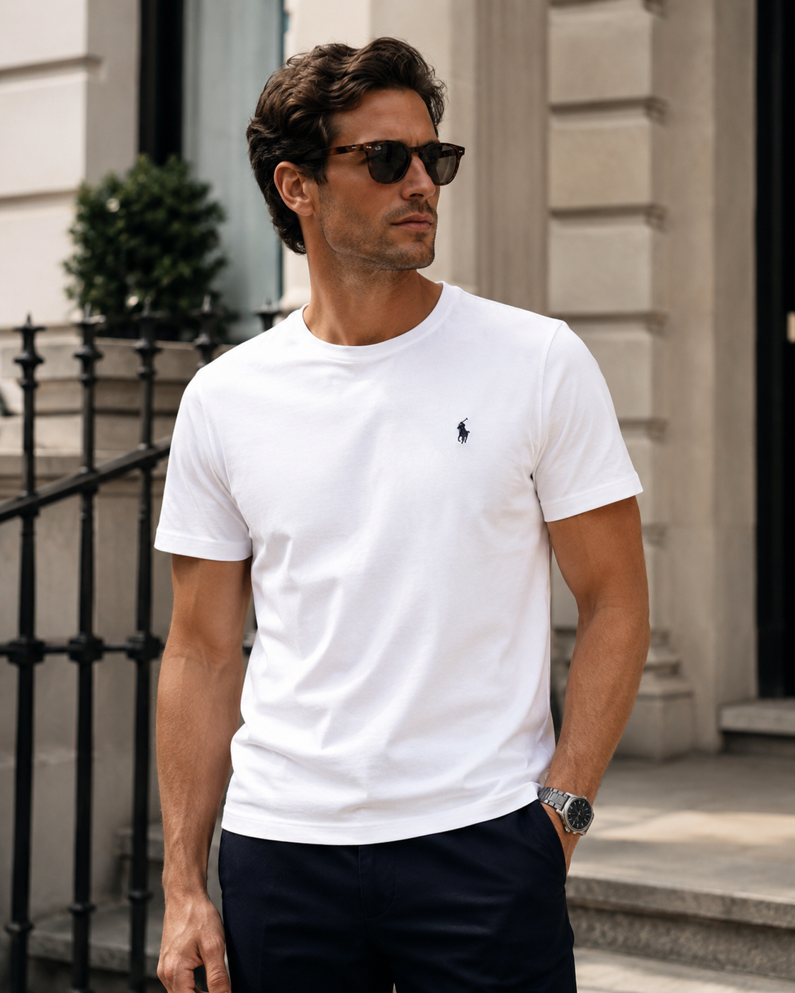 Camiseta Ralph Lauren Branca