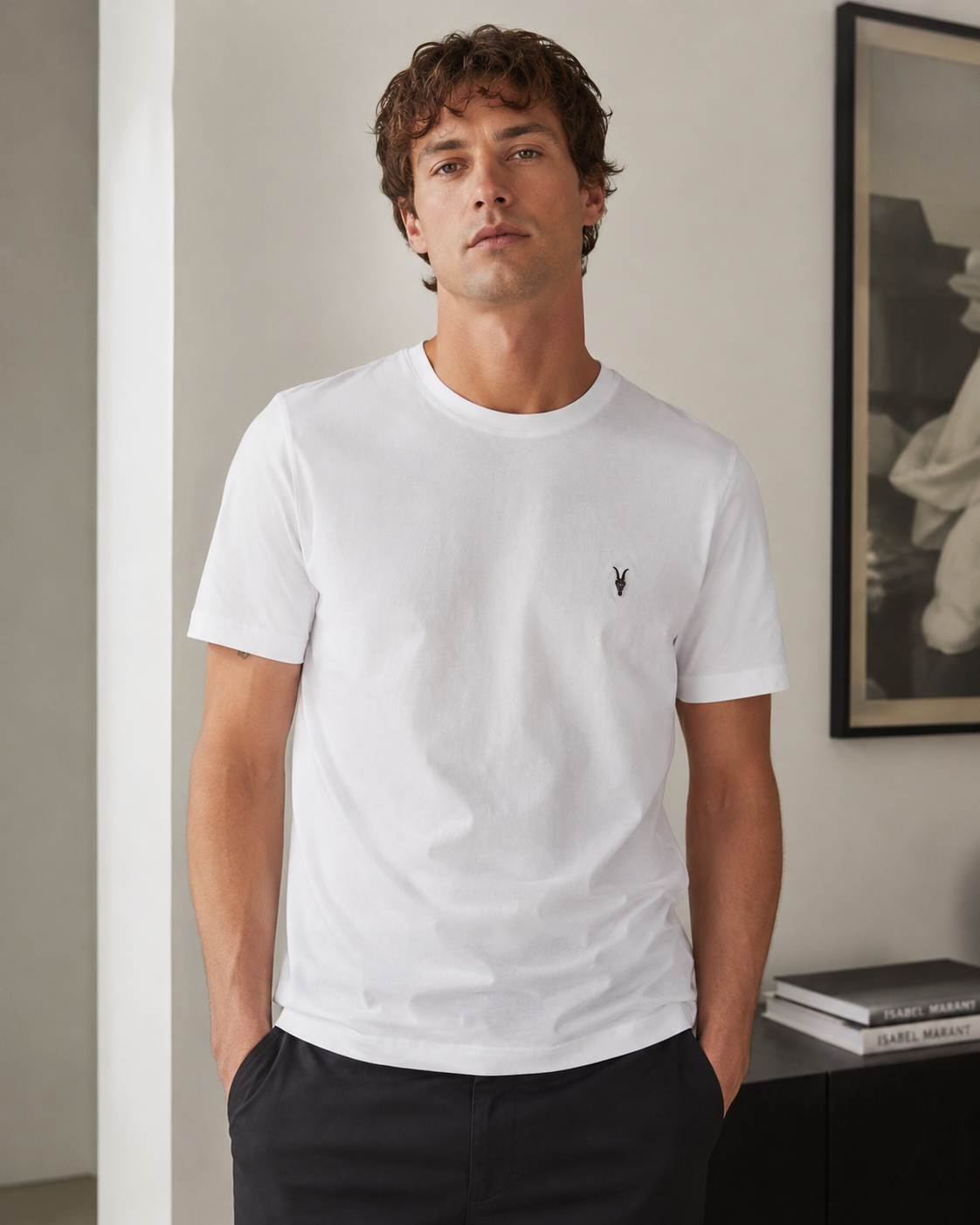 Camiseta All Saints Branca