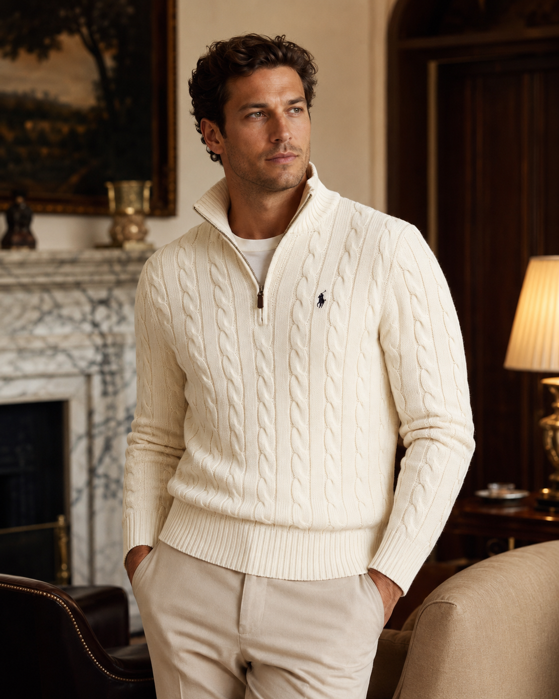 Suéter Tricô Ralph lauren Masculino