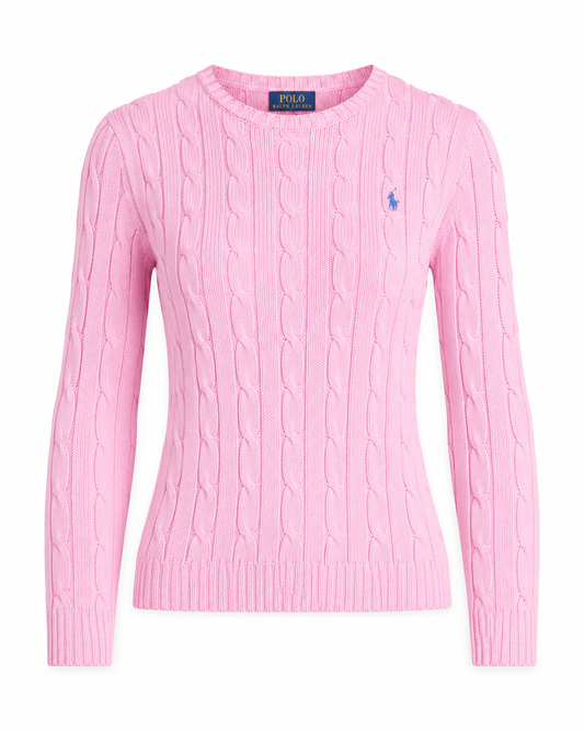 Suéter Tricô Rosa Ralph Lauren