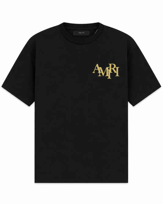 Camiseta Amiri logo Amarela