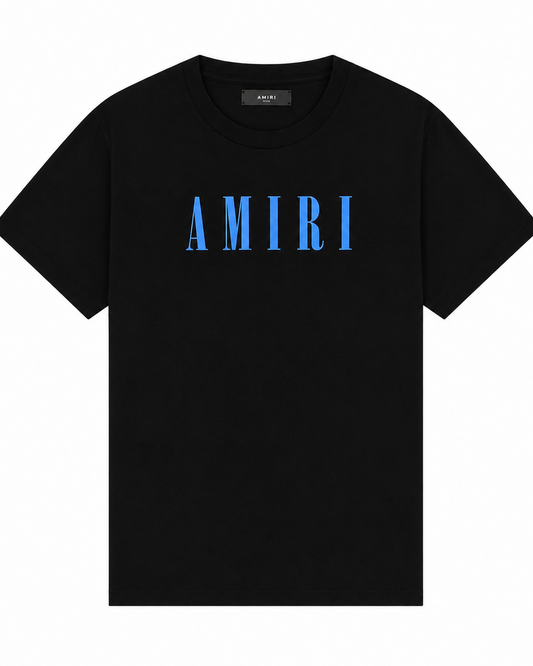 Camiseta Amiri logo azul
