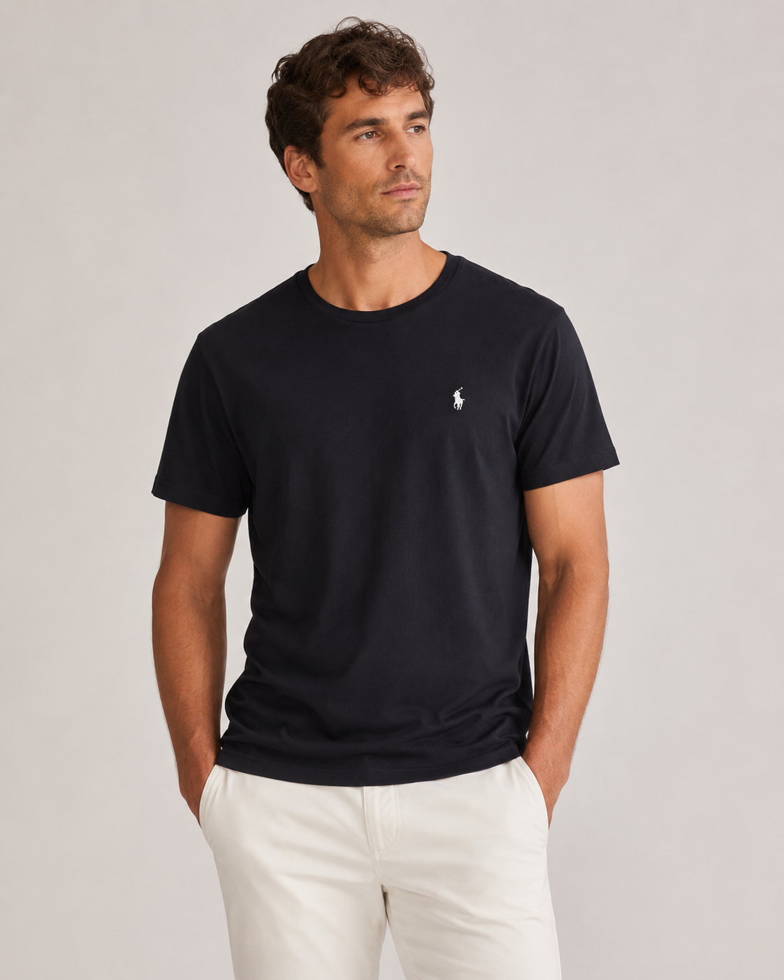 Camiseta ralph lauren logo branca