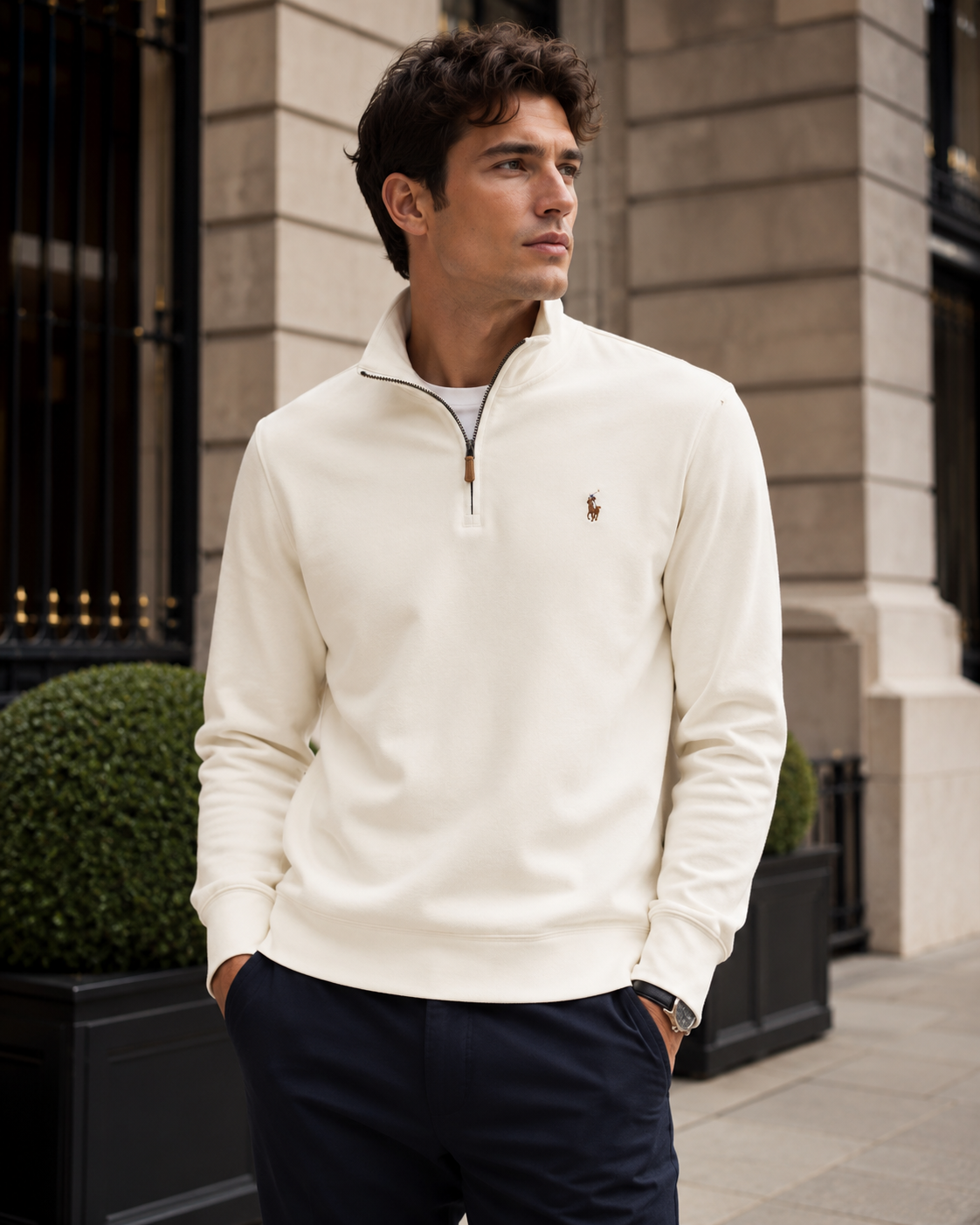 Suéter Polo Ralph Lauren Off White