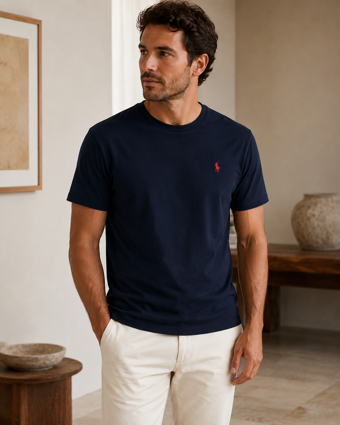 Camiseta Ralph Lauren Azul Escuro
