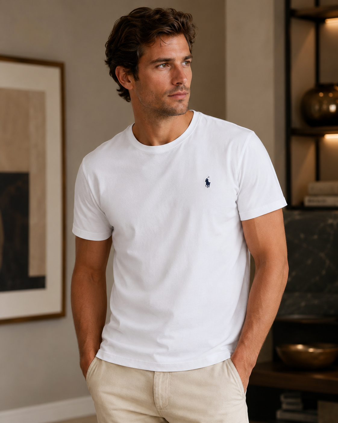 Camiseta Ralph Lauren Branca