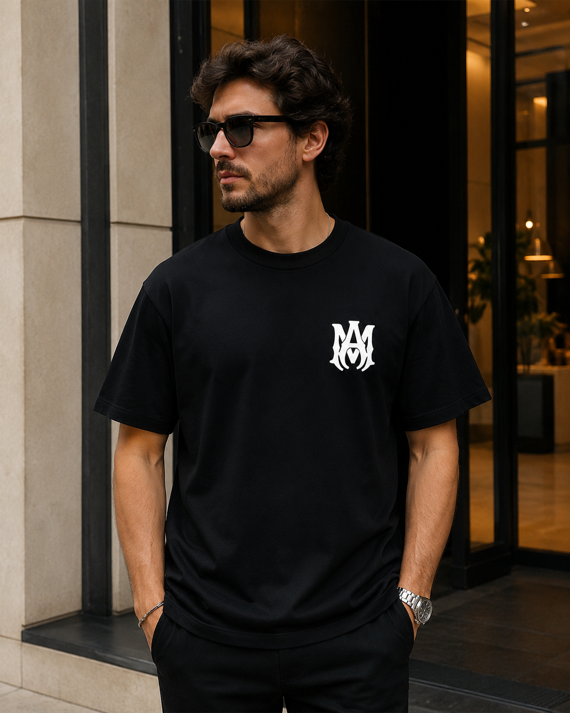 Camiseta Preta Amiri