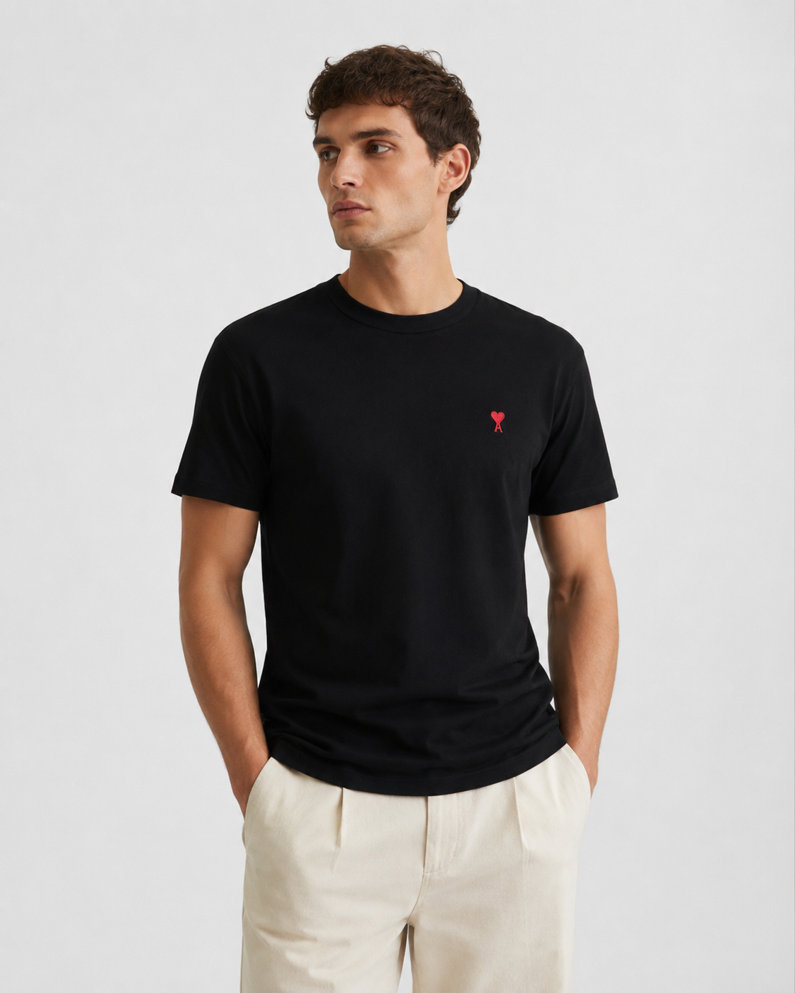 Camiseta Ami Paris Preta
