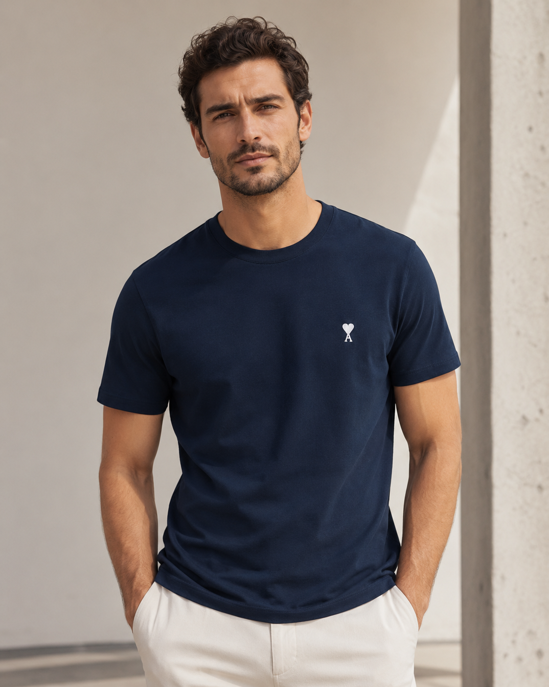 Camiseta Ami Paris Azul