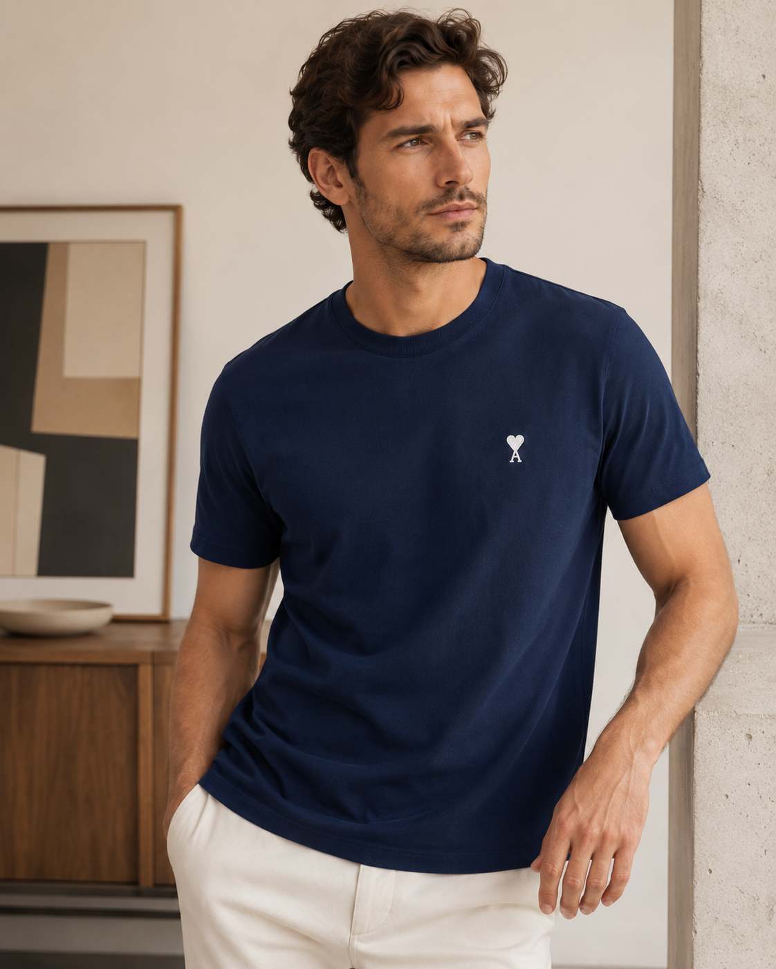 Camiseta Ami Paris Azul