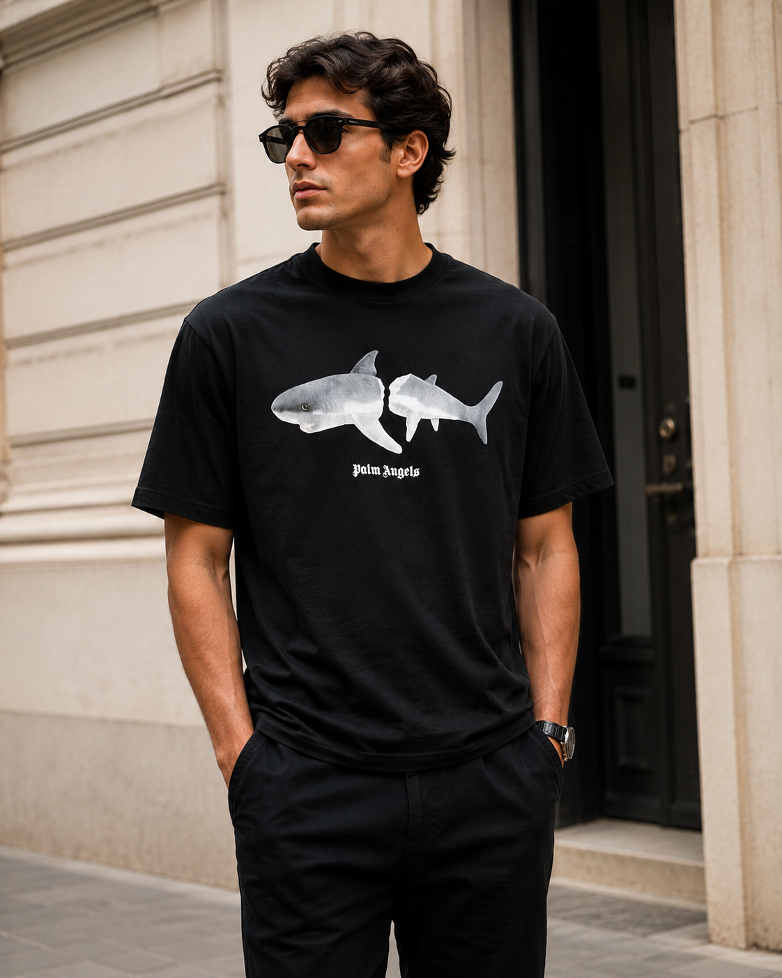 Camiseta Palm Angels Shark