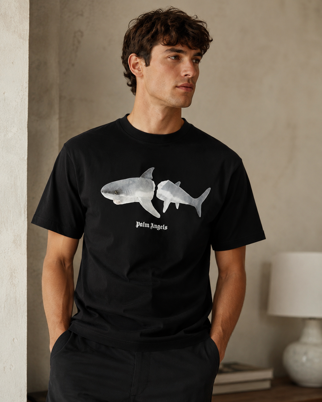 Camiseta Palm Angels Shark