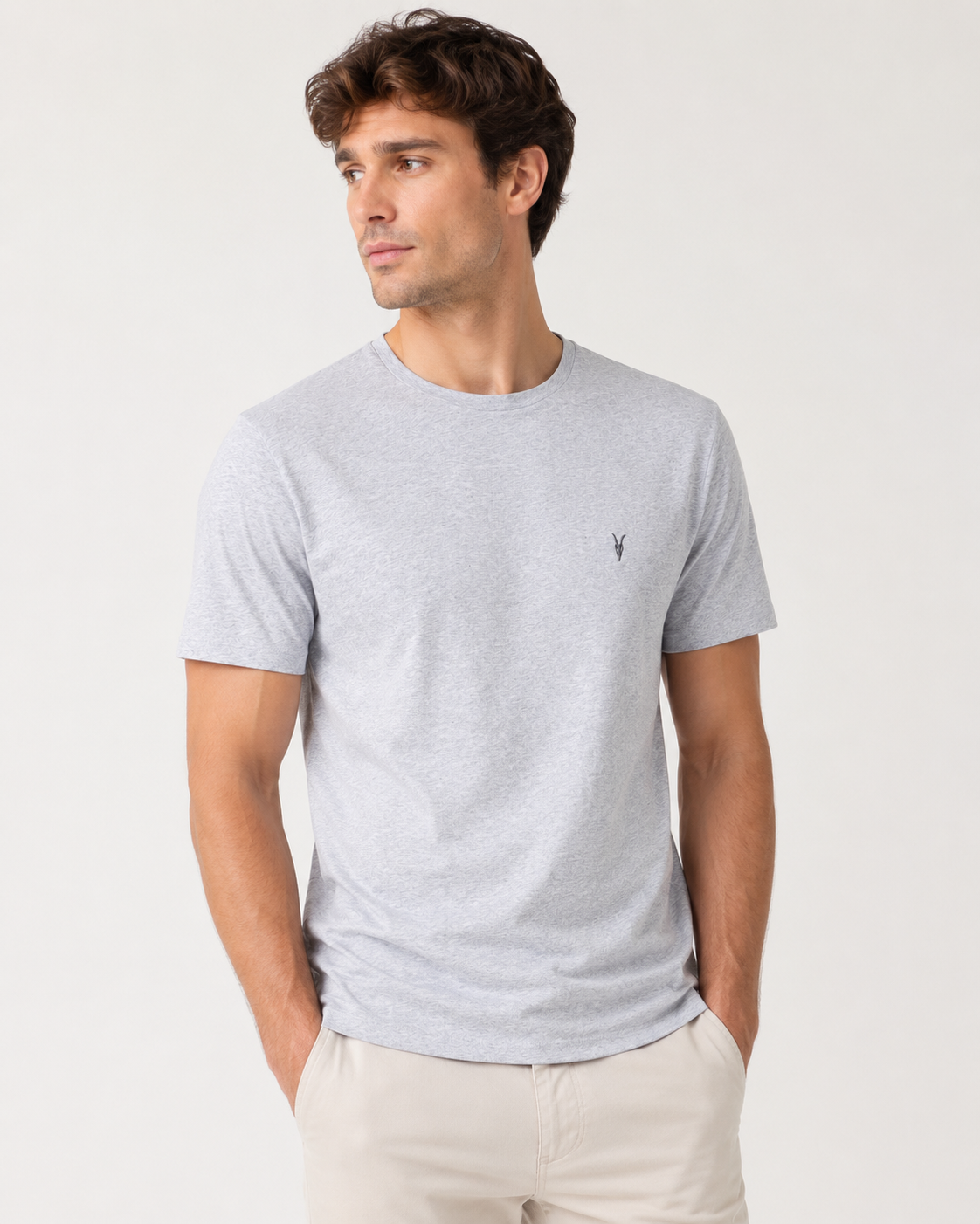 Camiseta All Saints Cinza