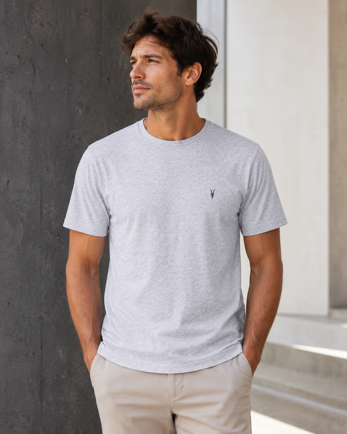 Camiseta All Saints Cinza